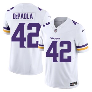 #42 Andrew DePaola White 2026 Vikings Nation Men Jersey 767050-191