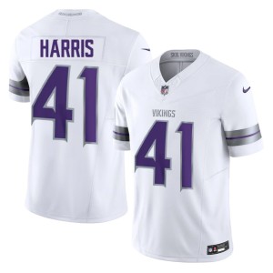 #41 Anthony Harris Men Minnesota Vikings White Alternate Player Jerseys 392834-844