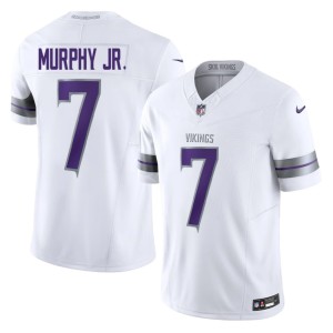 #7 Byron Murphy Jr. Men NFL Alternate White Vikings Jersey 528047-906