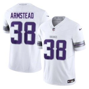 #38 2026 MIN Vikings Mens Alternate White Da'Veawn Armstead Jerseys 998199-825