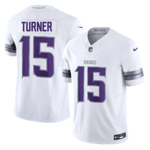 #15 White The Purple 2026-27 Men Alternate Dallas Turner Jerseys 207949-777