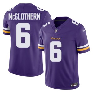 #6 The Vikes Mens Purple Dwight McGlothern Limited Jersey 430910-703