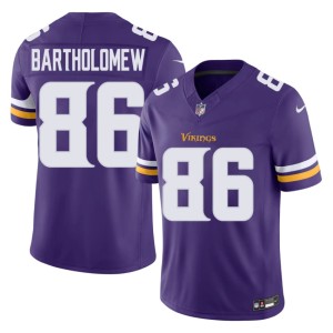 #86 Mens Gavin Bartholomew Game Purple Vikings Nation Jersey 450123-404