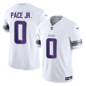 #0 NFL White Alternate The Purple and Gold Ivan Pace Jr. Men Jerseys 595530-516
