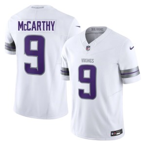 #9 White J.J. McCarthy Limited Men Alternate The Purple and Gold Jerseys 316466-745