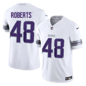 #48 Mens White 2026 Alternate The Purple and Gold Jacob Roberts Jerseys 156613-724