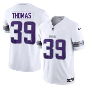 #39 Jacob Thomas Alternate Men Embroidery Purple Pride White Jersey 968943-374