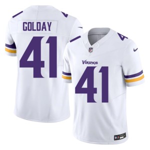 #41 Jake Golday Men White Embroidery The Purple Jersey 821898-137