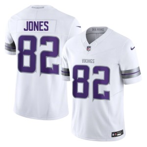#82 Purple Pride White Stitched Alternate Jeshaun Jones Mens Jerseys 634041-251