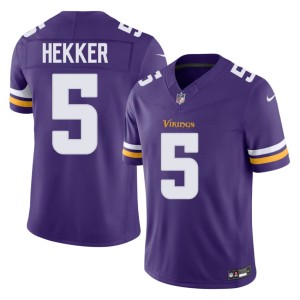 #5 Johnny Hekker NFL Men's Purple Minnesota Vikings Jerseys 748447-533