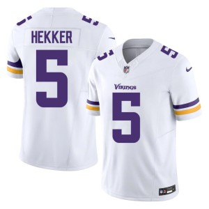 #5 Johnny Hekker Purple Pride Stitched White Men Jersey 801934-783