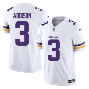 #3 Minnesota 2026 White Jordan Addison Men's Jerseys 817128-879