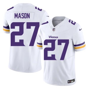 #27 White NIL Minnesota Jordan Mason Men's Jersey 577808-600
