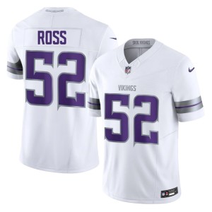 #52 Josh Ross MIN 2026 Men's White Alternate Jerseys 848628-227