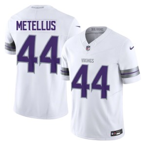 #44 Alternate MIN Vikings White Men's 2026 Joshua Metellus Jersey 531324-457
