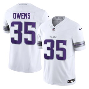 #35 Alternate Mens White Limited Kejon Owens Minnesota Jersey 820613-883