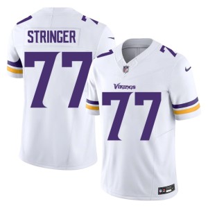 #77 Player Vikings White Korey Stringer Men's Jersey 517176-979