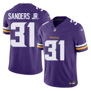 #31 Purple Replica Men's Purple Pride Marcus Sanders Jr. Jerseys 673385-630