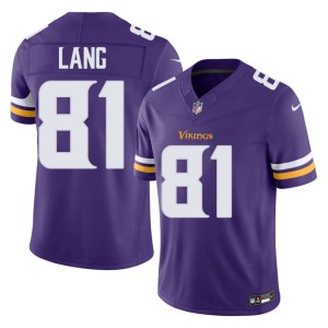 #81 Mens NIL The Vikes Marshall Lang Purple Jersey 952443-665