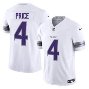 #4 Myles Price Stitched Alternate Men White Minnesota Vikings Jersey 714719-899
