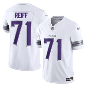 #71 White Riley Reiff Alternate Official Mens MIN Vikings Jerseys 190306-798