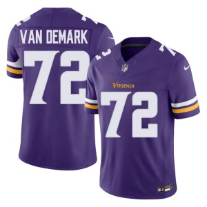 #72 The Purple NIL Ryan Van Demark Mens Purple Jerseys 330443-678
