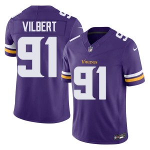 #91 Men The Vikes Smith Vilbert Purple 2026 Jerseys 372254-907