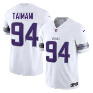 #94 MIN White Alternate Men Stitched Taki Taimani Jersey 878504-833