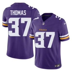 #37 Minnesota Purple Tavierre Thomas Men's Official Jersey 576450-456