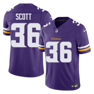 #36 NFL Purple Mens Minnesota Vikings Zavier Scott Jersey 185317-921