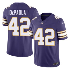 #42 Purple 2026 Throwback The Purple Andrew DePaola Mens Jerseys 290567-762