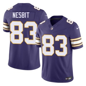 #83 Throwback Purple Pride Bryson Nesbit Replica Men's Purple Jersey 968502-852