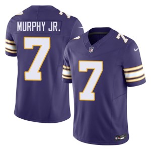 #7 Player Throwback The Purple and Gold Purple Byron Murphy Jr. Men's Jerseys 830473-589