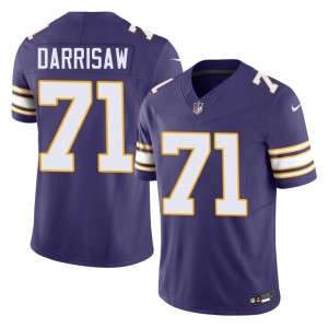 #71 2026 Throwback Purple Men's Minnesota Christian Darrisaw Jersey 728327-797