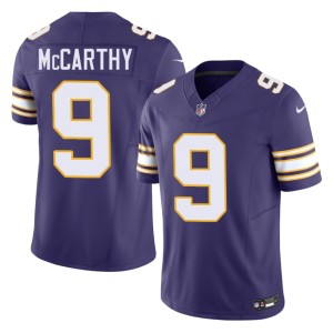 #9 Purple Purple Pride Mens Throwback Player J.J. McCarthy Jerseys 413813-440