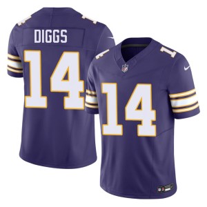 #14 Purple Throwback Mens Stefon Diggs Minnesota Player Jersey 878220-695