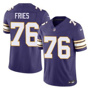 #76 2026-27 Purple Will Fries Men The Vikes Throwback Jerseys 652855-158