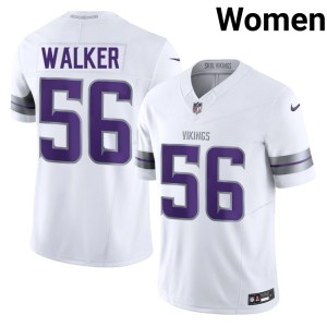 #56 Women's Arden Walker MIN White Alternate Player Jerseys 218810-661