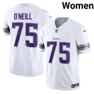 #75 Women White The Vikes Alternate Brian O'Neill Embroidery Jerseys 882539-284