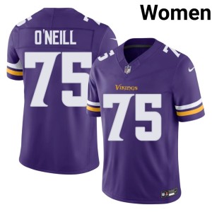 #75 Game Purple Purple Pride Women's Brian O'Neill Jerseys 606183-771