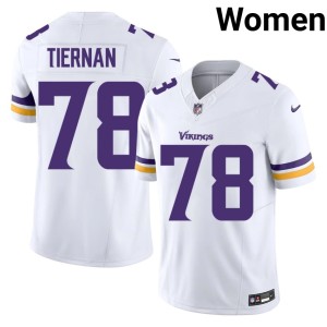 #78 Caleb Tiernan Minnesota White Womens Embroidery Jerseys 675030-850