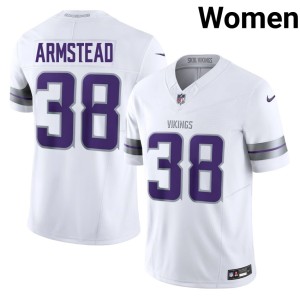 #38 Da'Veawn Armstead Women Alternate White 2026-27 The Vikes Jerseys 103381-598