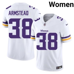 #38 Purple Pride Limited White Women's Da'Veawn Armstead Jerseys 323488-643
