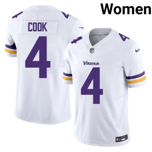 #4 Women Player White Minnesota Dalvin Cook Jerseys 293100-542