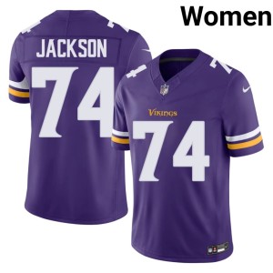 #74 Donovan Jackson The Purple Purple Game Womens Jersey 495306-590
