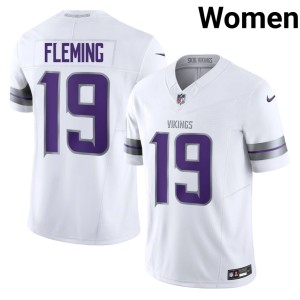 #19 2026 Alternate Dontae Fleming Minnesota Women's White Jersey 614391-305