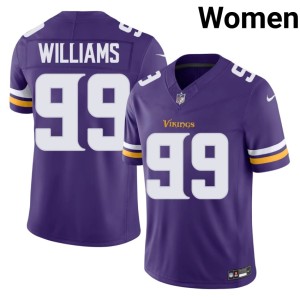 #99 Game Purple Minnesota Vikings Women's Elijah Williams Jerseys 760780-177
