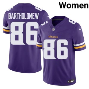 #86 Vikings Women Purple Gavin Bartholomew Player Jerseys 197934-850