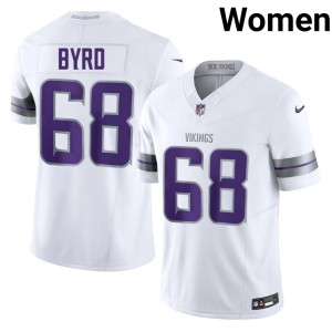 #68 White Henry Byrd The Purple Alternate Womens 2026 Jerseys 596831-732