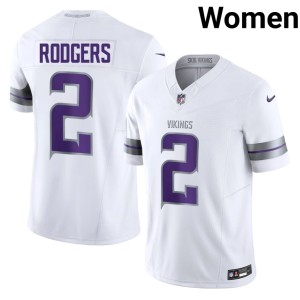 #2 Women White Alternate Vikings 2026 Isaiah Rodgers Jerseys 496442-877